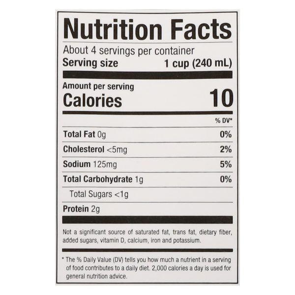 Pacific Natural Foods Beef Broth - Low Sodium - Case of 12 - 32 Fl oz.