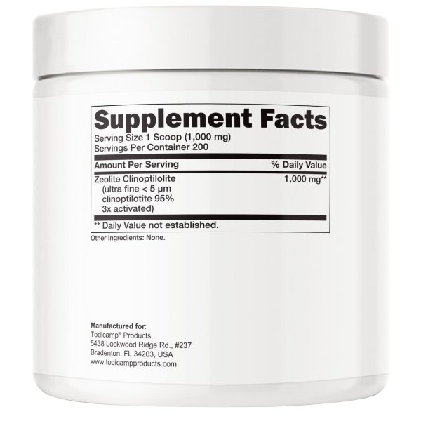Sorbolit Zeolite Detox Powder   7.05oz Clinoptilolite Zeolite Powder Sorbolit  1 2 µm Zeolite Clinoptilolite Powder Supplement for Liver Detox   200 Days Supply - Image 2