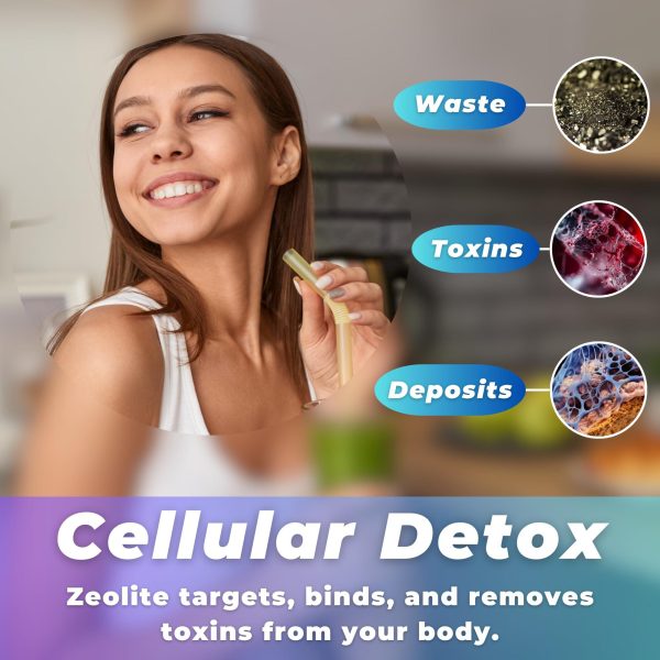 Sorbolit Zeolite Detox Powder   7.05oz Clinoptilolite Zeolite Powder Sorbolit  1 2 µm Zeolite Clinoptilolite Powder Supplement for Liver Detox   200 Days Supply - Image 3