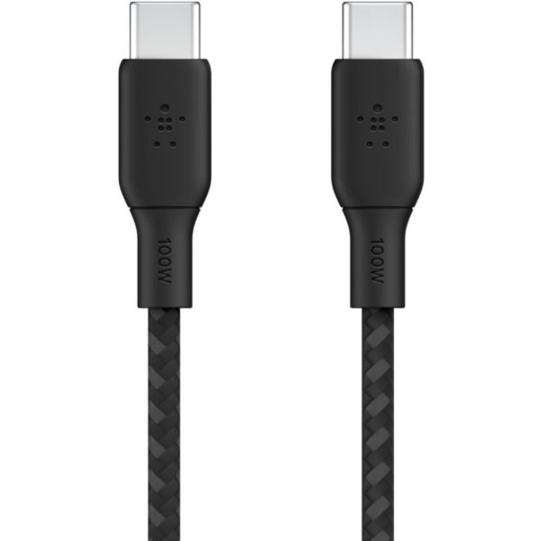 Belkin BoostCharge USB-C to USB-C Cable 100W - (2 meter / 6.6 foot, Black) - Image 3