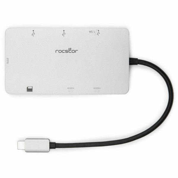 Rocstor USB C Multiport Adapter, 8-in-1 Hub - Image 3