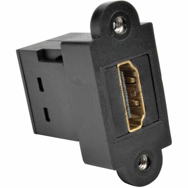 Eaton Tripp Lite Series HDMI All-in-One Keystone/Panel Mount Coupler (F/F), Black, TAA - Image 2