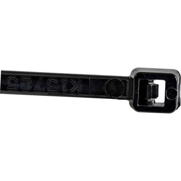 StarTech.com 4"(10cm) Cable Ties, 7/8"(22mm) Dia, 18lb(8kg) Tensile Strength, Nylon Self Locking Zip Ties, UL Listed, 1000 Pack, Black - Image 3