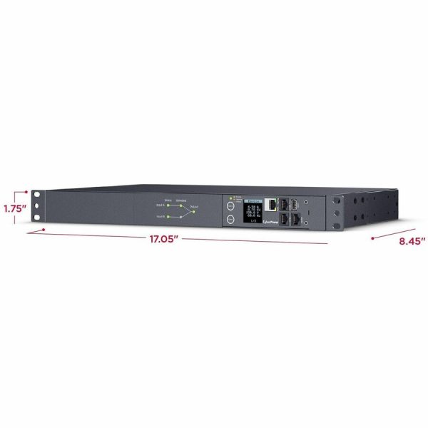 CyberPower PDU44001 Single Phase 100 - 120 VAC 15A Switched ATS PDU - Image 3