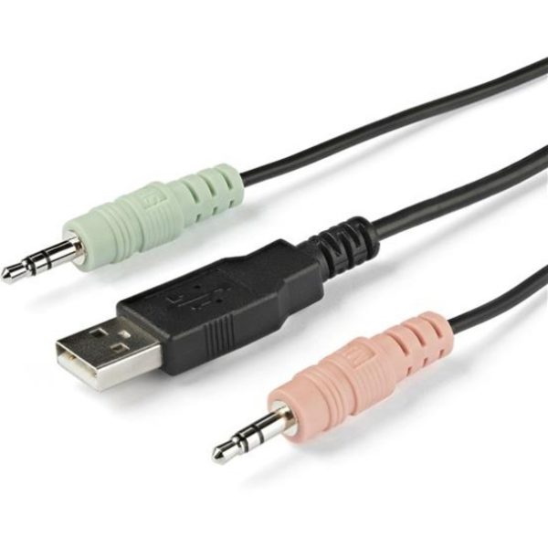 StarTech.com 2 Port HDMI KVM Switch - 4K 60Hz - Compact UHD HDMI USB KVM Switch with 4ft Cables & Audio - Bus Powered & Remote Switching - Image 3