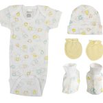 Unisex Newborn Baby 4 Pc  Sets Nc_0650
