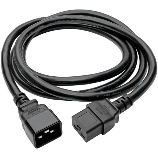 Eaton Tripp Lite Series Power Extension Cord, C19 to C20 - Heavy-Duty, 20A, 250V, 12 AWG, 10 ft. (3.05 m), Black - Image 2