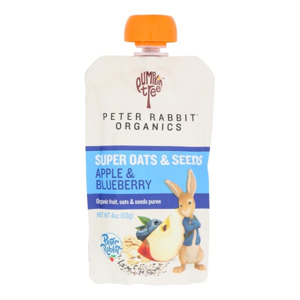 Peter Rabbit Organics - Oats&seeds Apl&blueb - Case of 10 - 4 OZ - Image 2