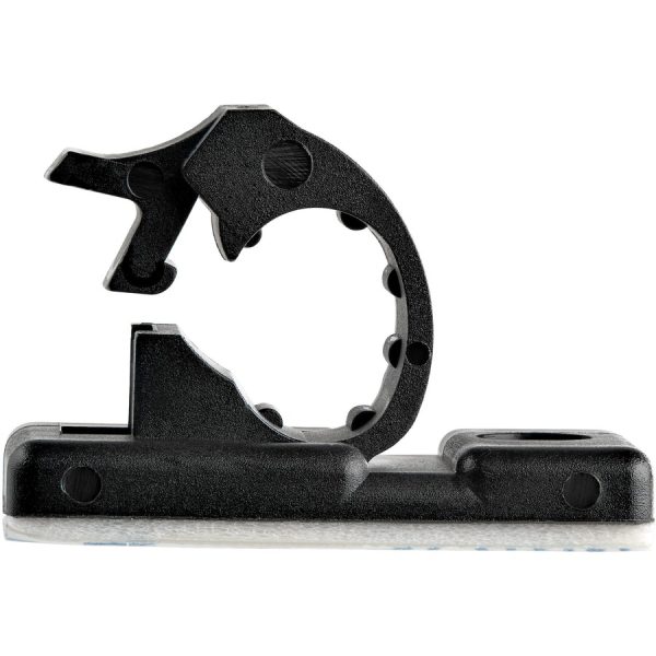 StarTech.com 100 Self Adhesive Cable Management Clips - Ethernet/Network Cable/Office Desk Cord Organizer - Sticky Wire Holder/Clamp Black - Image 3