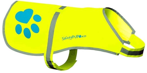 Urban Dog Reflective Vest. Our Fluorescent Hi Visibility Dog Jacket in Multi Colors Helps to Safeguard Your PUP in The Outdoors On and Off Leash Medium