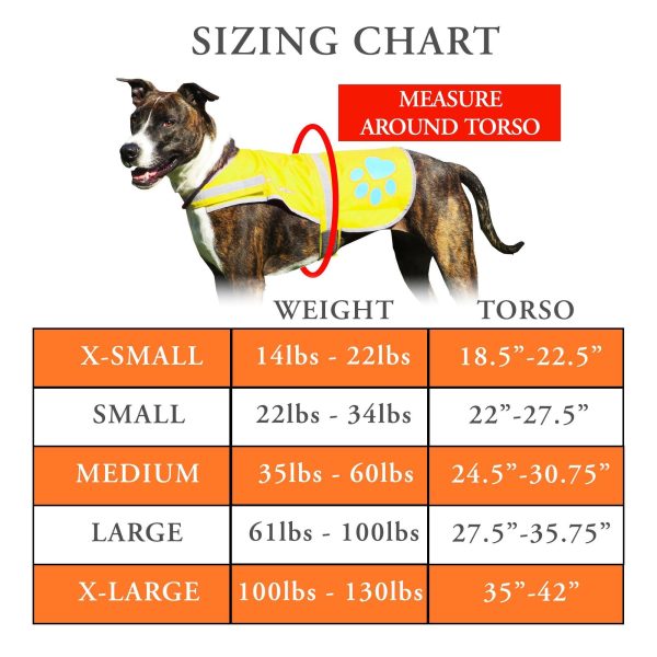Urban Dog Reflective Vest. Our Fluorescent Hi Visibility Dog Jacket in Multi Colors Helps to Safeguard Your PUP in The Outdoors On and Off Leash Medium - Image 2