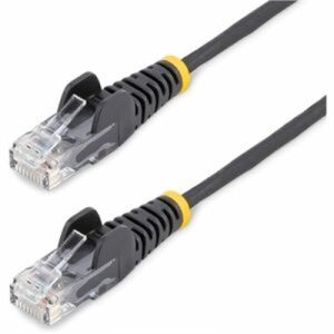 30ft Black Slim CAT6 Cable