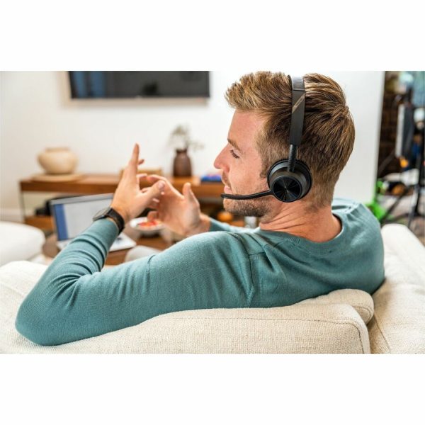 Poly Voyager 4320-M Microsoft Teams Certified USB-A Headset +BT700 dongle TAA - Image 3