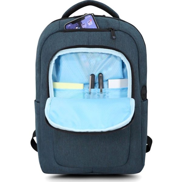 Urban Factory CYCLEE CITY Carrying Case (Backpack) for 10.5" to 15.6" Notebook - Deep Blue, Light Blue - Image 4