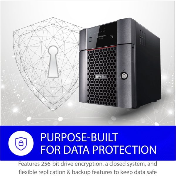 BUFFALO TeraStation 3420 4-Bay SMB 16TB (4x4TB) Desktop NAS Storage w/ Hard Drives Included - Image 9