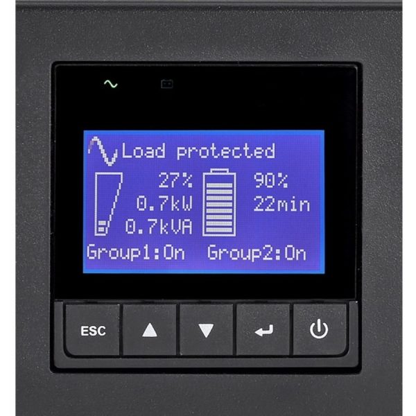 Eaton 9PX 1500VA 1350W 120V Online Double-Conversion UPS - 5-15P, 8x 5-15R Outlets, Lithium-ion Battery, Cybersecure Network Card Option, 2U Rack/Tower - Image 5