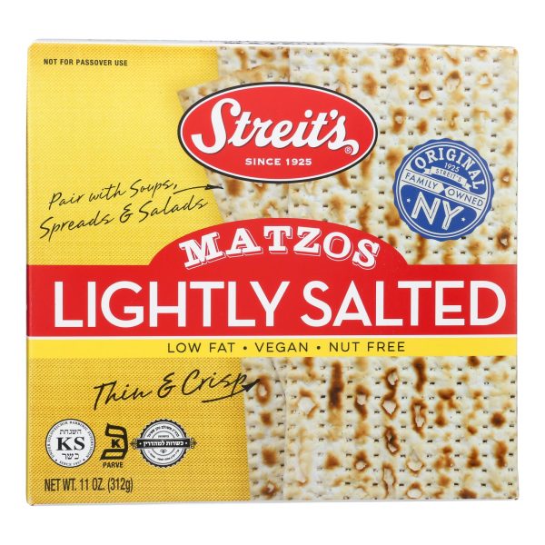 Streit's Matzos - Lightly Salted - Case of 12 - 11 oz. - Image 3