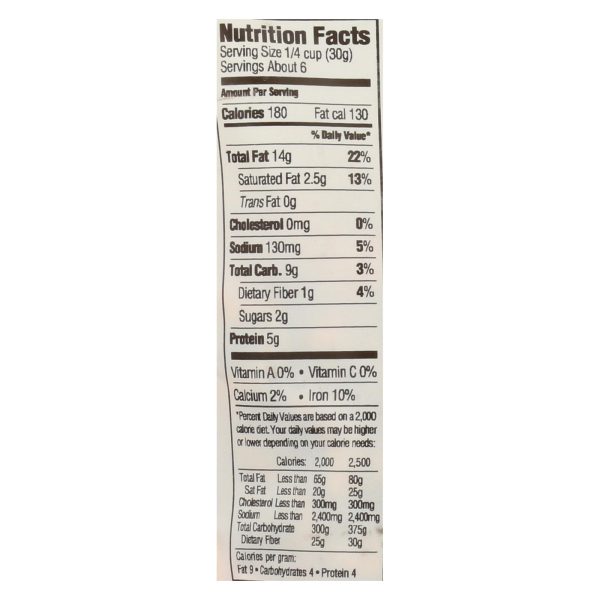 Woodstock Non-GMO Whole Cashews, Roasted and Salted - Case of 8 - 6 OZ - Image 3