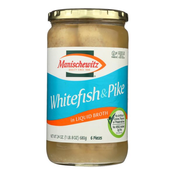 Manischewitz Whitefish & Pike - Case of 12 - 24 OZ - Image 2