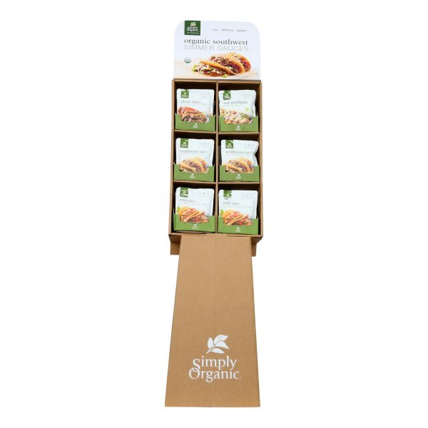 Simply Organic - Dsp Og2 Simmer Sauces - CS of 36-8 OZ