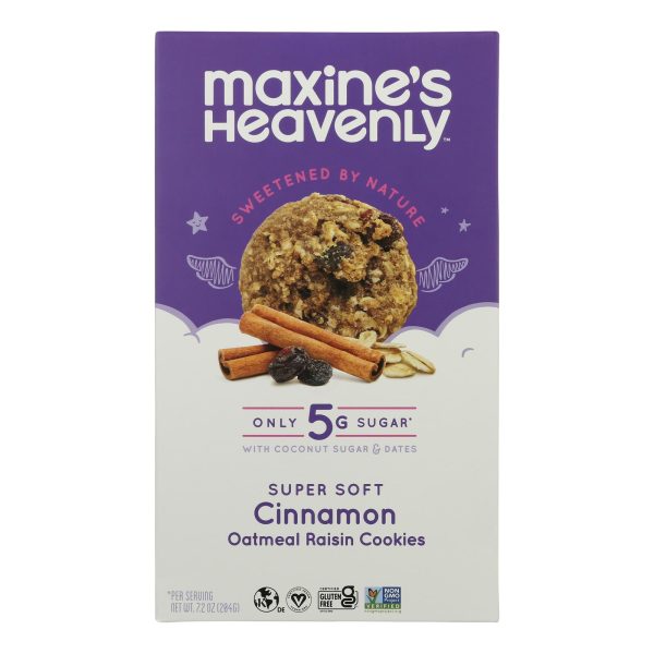 Maxine's Heavenly - Cookies Cinnamon Oatmeal Raisin - Case of 8-7.2 OZ - Image 3