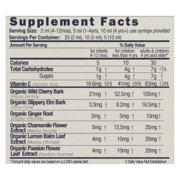 Mommy's Bliss - Cgh Syrup Baby Nght Tm - 1 Each - 1.67 FZ - Image 3