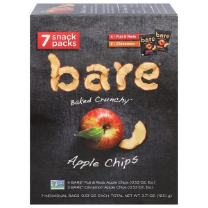 Bare Fruit - Apple Chip Variety Snpk - Case of 6 - 7/.53 OZ