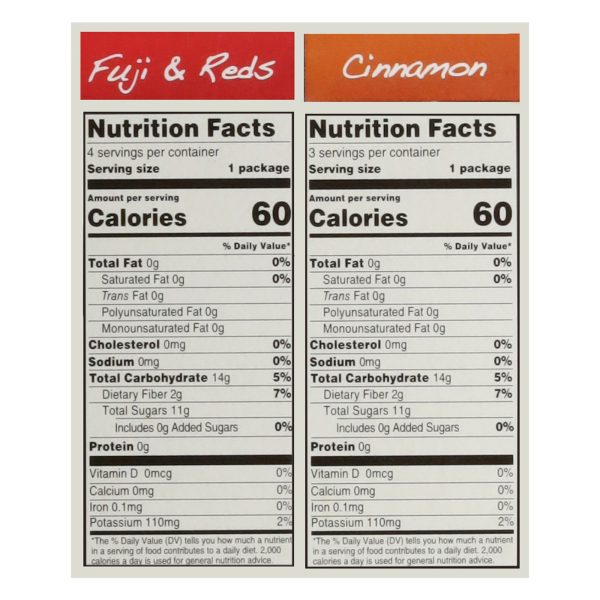 Bare Fruit - Apple Chip Variety Snpk - Case of 6 - 7/.53 OZ - Image 2