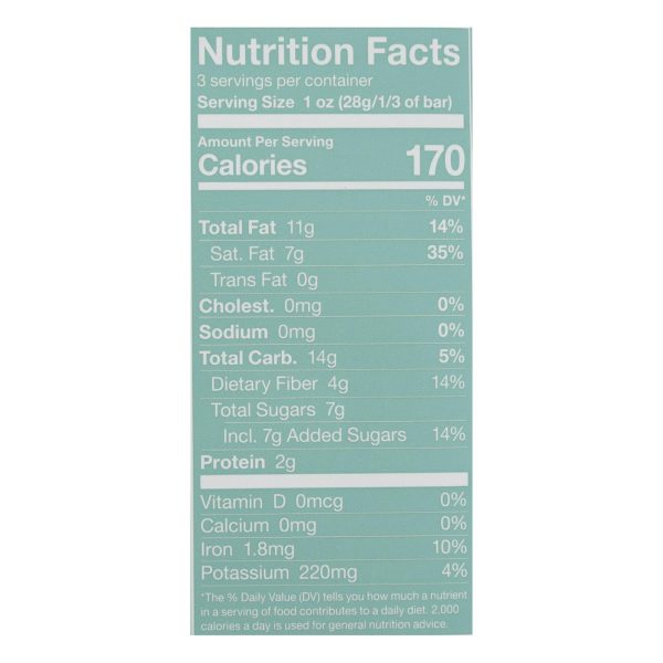 Our Endangered Species Chocolate Dark Chocolate Bar With Peppermint Crunch  - Case of 12 - 3 OZ - Image 2