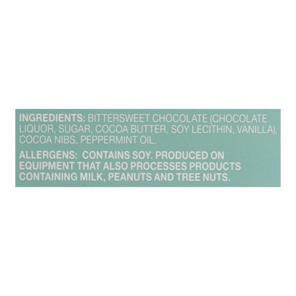 Our Endangered Species Chocolate Dark Chocolate Bar With Peppermint Crunch  - Case of 12 - 3 OZ - Image 3