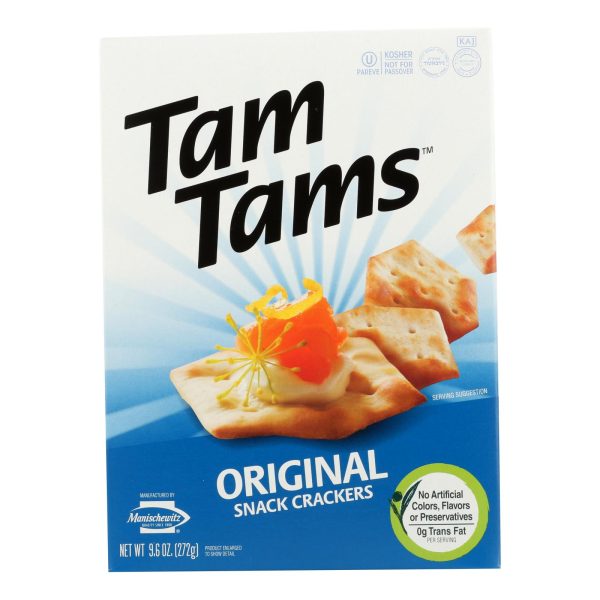 Manischewitz - Tam Original Snack Crackers - Case of 12 - 9.6 oz. - Image 2