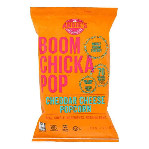 Angie's Kettle Corn Popcorn - Boom Chicka Pop - Cheddar - Case of 12 - 4.5 oz - Image 2