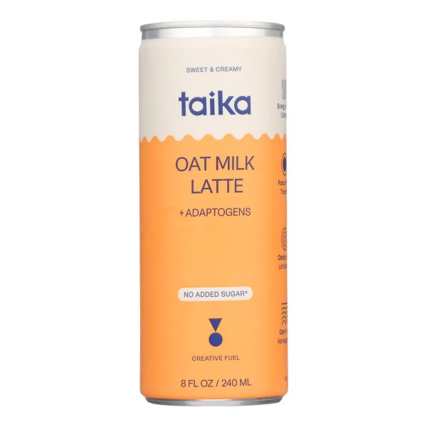 Taika - Coffee Oat Milk Latte - Case of 12-8 Fluid Ounces