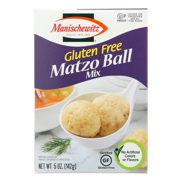 Manischewitz Gluten Free Matzo Ball Mix  - Case of 12 - 5 OZ - Image 3
