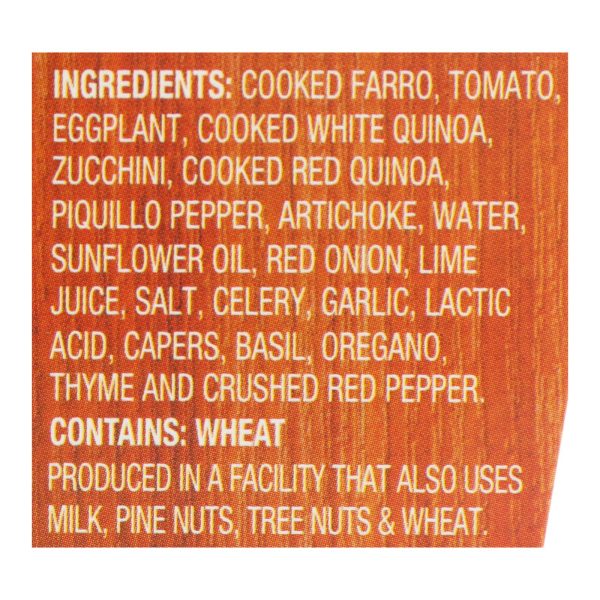 Cucina and Amore - Grilled Vegetables - Farro - Case of 6 - 7.9 oz - Image 2