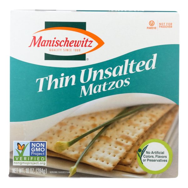 Manischewitz - Thin Tea Matzo - Case of 12 - 10 oz. - Image 2