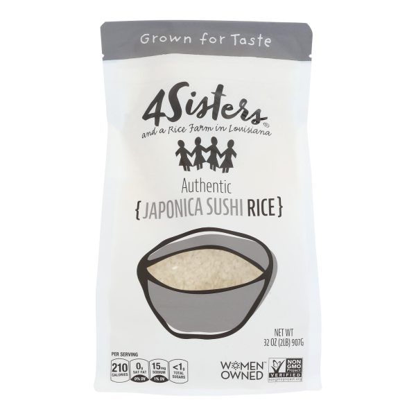 4 Sisters - Rice Short Grain Sushi - Case of 6-2 LB