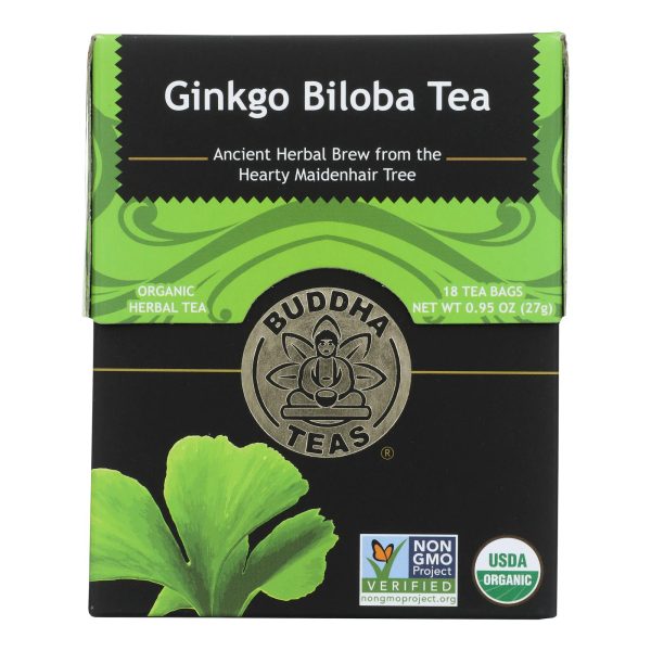 Buddha Teas - Organic Tea - Gingko Biloba - Case of 6 - 18 Count - Image 3