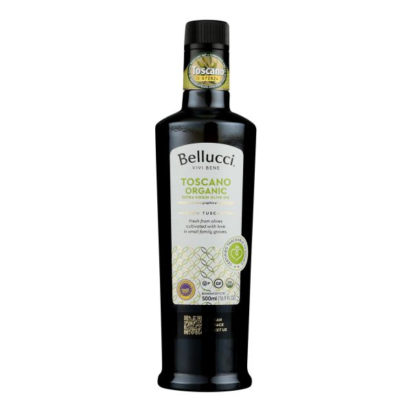 Bellucci Premium Olive Oil - Extra Virgin Toscano Pgi Organic - Case of 6 - 16.9 fl oz. - Image 2
