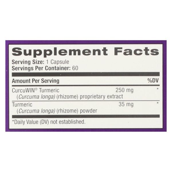 Natrol Turmeric Capsules - Extra Strength - 60 Count - Image 3