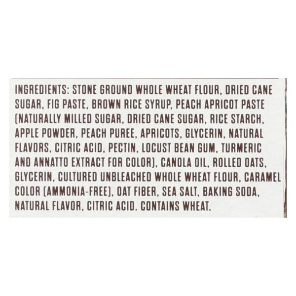 Nature's Bakery Stone Ground Whole Wheat Fig Bar - Peach Apricot - 2 oz - Case of 6 - Image 2