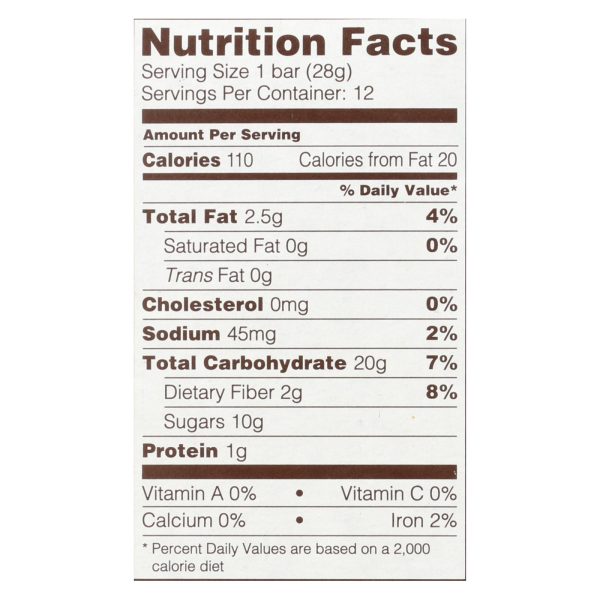 Nature's Bakery Stone Ground Whole Wheat Fig Bar - Peach Apricot - 2 oz - Case of 6 - Image 3