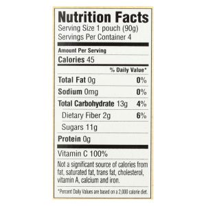 Santa Cruz Organic Apple Sauce - Strawberry - Case of 6 - 3.2 oz.