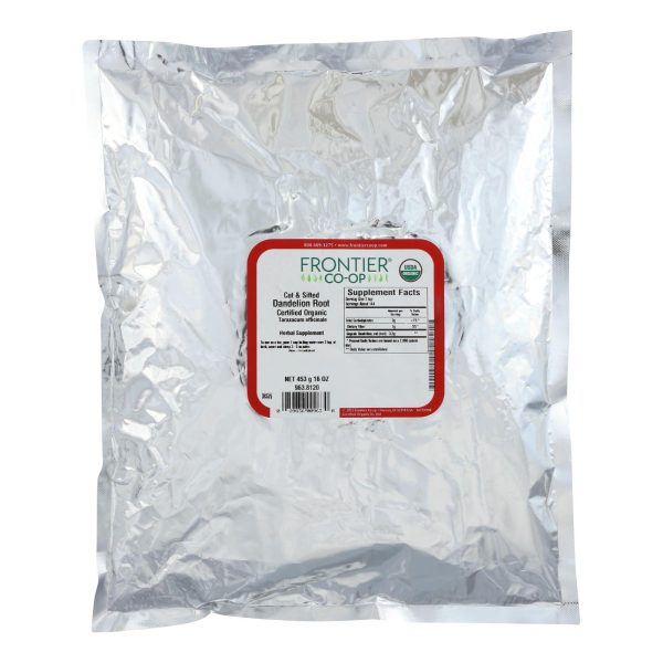 Frontier Herb Dandelion Root Organic Cut and Sifted - Single Bulk Item - 1LB - Image 2