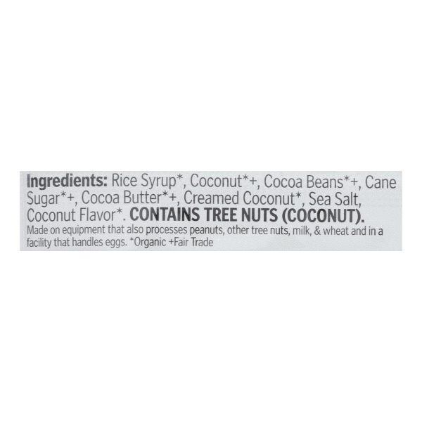 Theo Chocolate Coconut Bites - Dark Chocolate Classic Coconut - Case of 12 - 1.3 oz. - Image 2