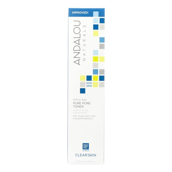 Andalou Naturals Clarifying Aloe plus Willow Bark Pore Minimizer - 6 fl oz - Image 2
