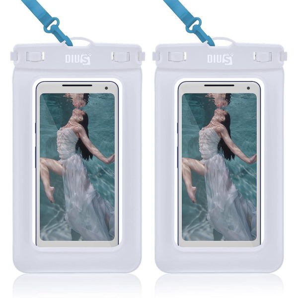 Waterproof Phone Case for iPhone 15 14 13 12 Pro Max XS Samsung PVC (White) - Image 2