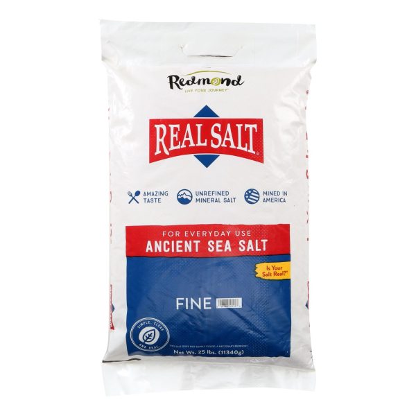 Real Salt Fine Salt - Single Bulk Item - 25LB - Image 2