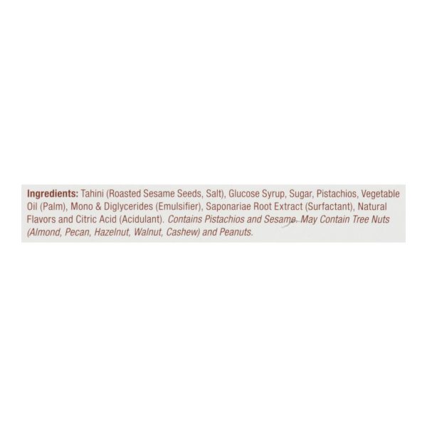Mighty Sesame Company - Tahini Bar Pistachio - Case of 8 - 6/3.8 OZ - Image 3