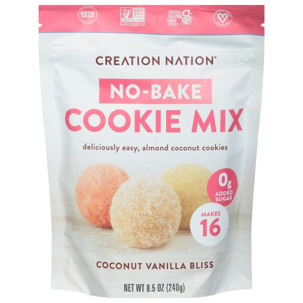 Creation Nation - Cookie Mix No Bake Vanilla - Case of 6-8.5 OZ - Image 2